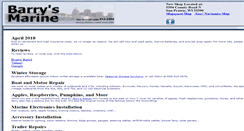 Desktop Screenshot of barrysmarine.com